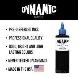 Dynamic Color Triple Black Tattoo Ink, features