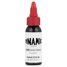 Dynamic Color Tattoo Ink - Union Black, 1 oz bottle