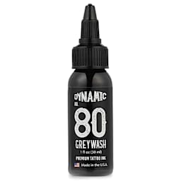 Dynamic Color Tattoo Ink - Greywash #80, 1 oz bottle