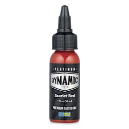 Dynamic Color Tattoo Ink - Scarlet Red, 1 oz bottle