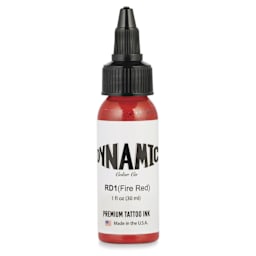 Dynamic Color Tattoo Ink - Fire Red, 1 oz bottle