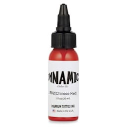 Dynamic Color Tattoo Ink - Chinese Red, 1 oz bottle