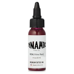 Dynamic Color Tattoo Ink - Wine Red, 1 oz bottle