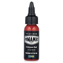 Dynamic Color Tattoo Ink - Crimson Red, 1 oz bottle