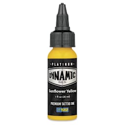 Dynamic Color Tattoo Ink - Sunflower Yellow, 1 oz bottle