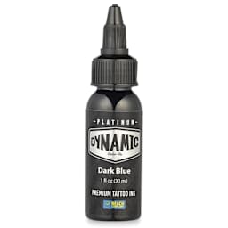 Dynamic Color Tattoo Ink - Dark Blue, 1 oz bottle