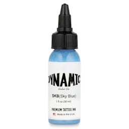 Dynamic Color Tattoo Ink - Sky Blue, 1 oz bottle