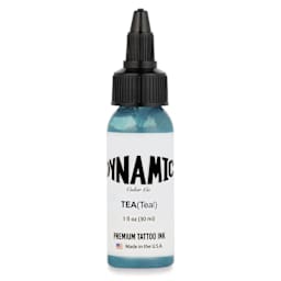 Dynamic Color Tattoo Ink - Teal, 1 oz bottle