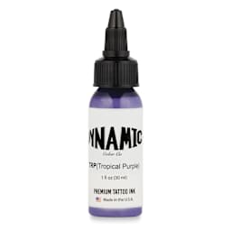 Dynamic Color Tattoo Ink - Tropical Purple, 1 oz bottle