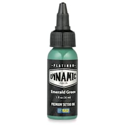 Dynamic Color Tattoo Ink - Emerald Green, 1 oz bottle