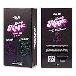 Dynamic Color Stencil Magic Primer Set - Set of 2, front and back of packaging