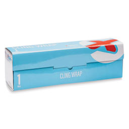 Saferly Medical Cling Film Wrap - Clear, 12" x 1150 ft, Roll, packaging