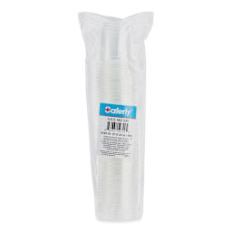Saferly Disposable Plastic Rinse Cups - Pkg of 50, 5 oz, in packaging