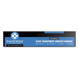 Saniderm Original Tattoo Bandages - Gloss, 10-1/5" x 2 yds, front of packaging