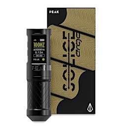 Peak Solice Ergo Wireless Tattoo Machine, assembled machine of of packaging