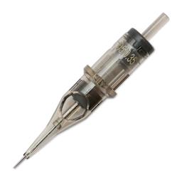 Peak Quartz Round Shader Short Taper Tattoo Needle Cartridges - #12, 5 Needles, Pkg of 20, single needle