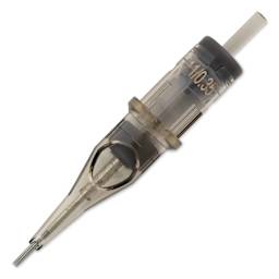 Peak Quartz Round Shader Short Taper Tattoo Needle Cartridges - #12, 11 Needles, Pkg of 20, single needle