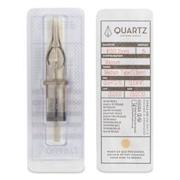 Peak Quartz Magnum Medium Taper Tattoo Needle Cartridges - #12, 5 Needles, Pkg of 20, single needle packaging