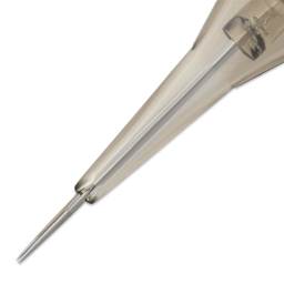 Peak Quartz Round Liner Medium Taper Tattoo Needle Cartridges - #12, 3 Needles, Pkg of 20, close-up