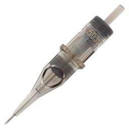 Peak Quartz Round Liner Medium Taper Tattoo Needle Cartridges - #12, 5 Needles, Pkg of 20, single needle