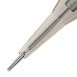 Peak Quartz Round Liner Medium Taper Tattoo Needle Cartridges - #12, 7 Needles, Pkg of 20, close-up