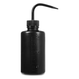 Saferly Squeeze Washer Bottle - Black, 250 ml, back