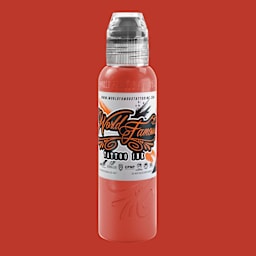 World Famous Tattoo Inks and Sets - Set of 4, Dima NBK Fire Red, Fire Red #1