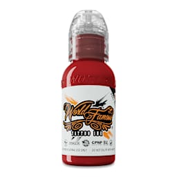 World Famous Tattoo Ink - Big Apple Red, 1 oz bottle