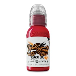 World Famous Tattoo Ink - Samuel O'Reilly Red, 1 oz bottle
