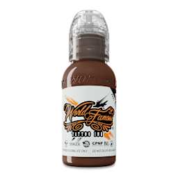World Famous Tattoo Ink - Warm Mink, 1 oz bottle