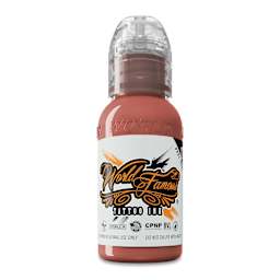 World Famous Tattoo Ink - Warm Peach, 1 oz bottle