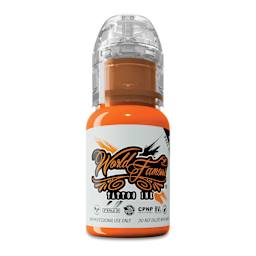 World Famous Tattoo Ink - Everest Orange, 1 oz bottle