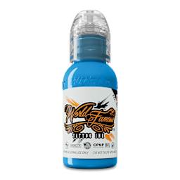 World Famous Tattoo Ink - Einstein Blue, 1 oz bottle