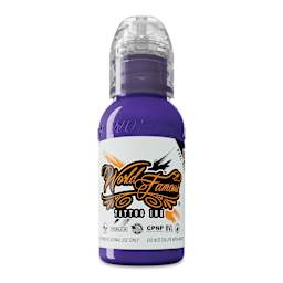World Famous Tattoo Ink - Purple Heart, 1 oz bottle