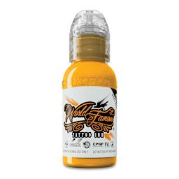 World Famous Tattoo Ink - Dubai Gold, 1 oz bottle