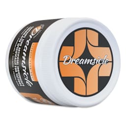 Saniderm Dreamsicle Tattoo Glide - 4 oz Jar, top of jar
