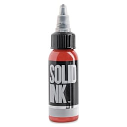 Solid Ink Tattoo Inks - Red, 1 oz bottle