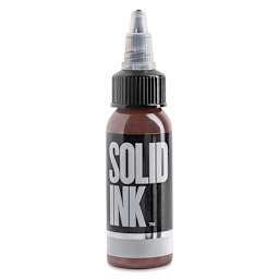 Solid Ink Tattoo Inks - Brown, 1 oz bottle