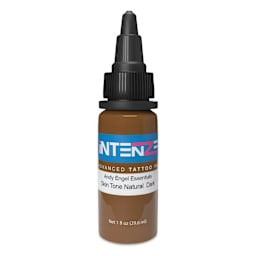 Intenze Tattoo Ink - Skin Tone Natural Dark, 1 oz bottle