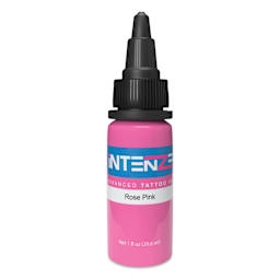 Intenze Tattoo Ink - Rose Pink, 1 oz bottle