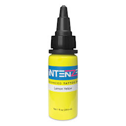 Intenze Tattoo Ink - Lemon Yellow, 1 oz bottle
