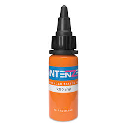 Intenze Tattoo Ink - Soft Orange, 1 oz bottle