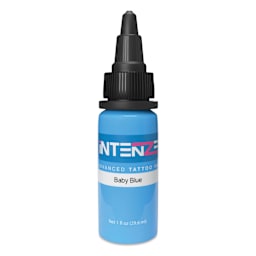 Intenze Tattoo Ink - Baby Blue, 1 oz bottle