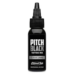Eternal Ink Pitch Black Classic Lining Tattoo Ink - 1 oz bottle