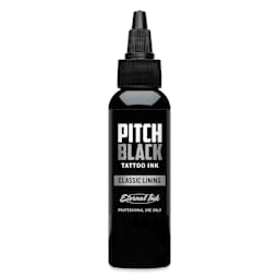 Eternal Ink Pitch Black Classic Lining Tattoo Ink - 2 oz bottle