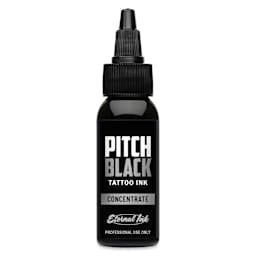 Eternal Ink Pitch Black Concentrate Tattoo Ink - 1 oz bottle