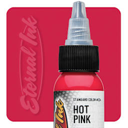Eternal Ink Tattoo Ink - Hot Pink, 1 oz bottle