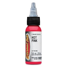 Eternal Ink Tattoo Ink - Hot Pink, 1 oz bottle