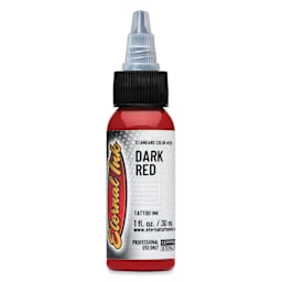 Eternal Ink Tattoo Ink - Dark Red, 1 oz bottle