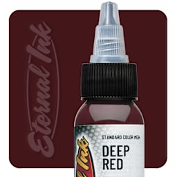 Eternal Ink Tattoo Ink - Deep Red, 1 oz bottle